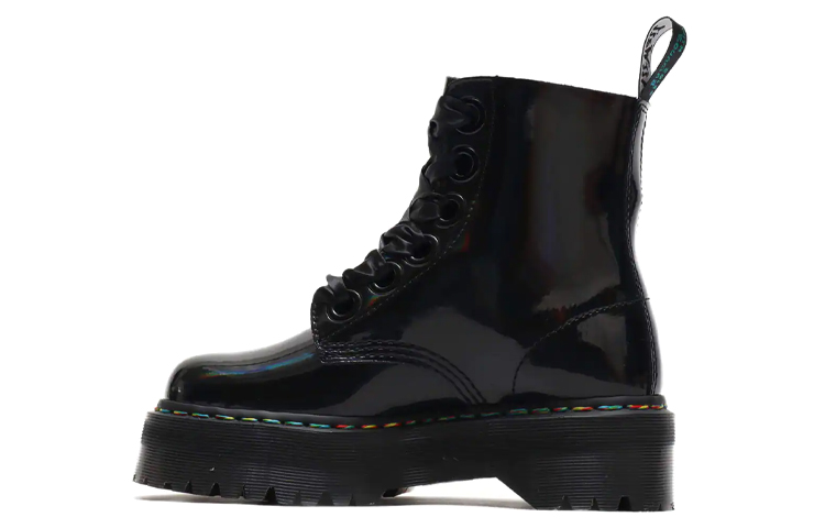 Buy (W) Dr. Martens Molly Rainbow Patent 'Hitam' 25088001