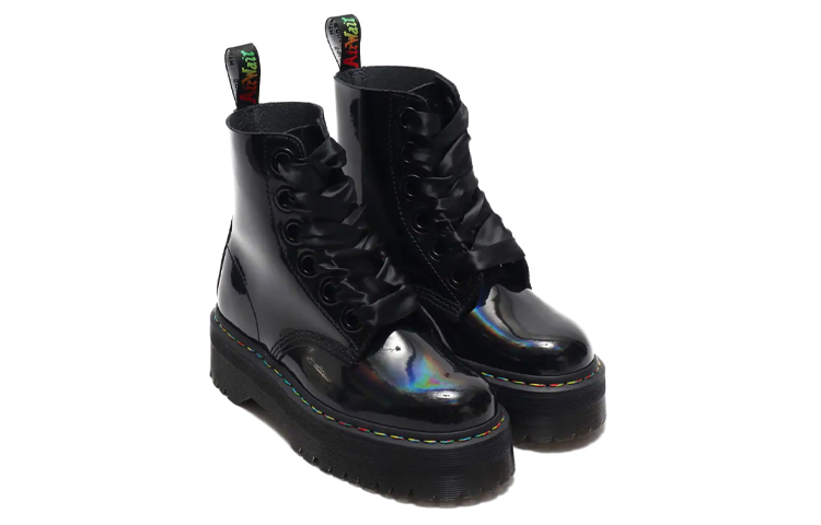 Lookbook (W) Dr. Martens Molly Rainbow Patent 'Hitam' 25088001