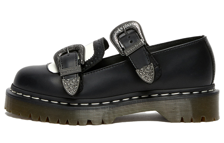 Buy (W) ドクターマーチン 厚底ムカイブローグ (黒) 26186009