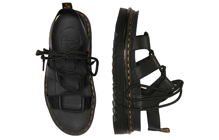 Sizing (W) Sandalias Negras Dr. Martens Nartilla 24641001