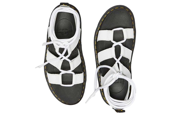 (W) Dr. Martens Nartilla Sandals White 圖 5