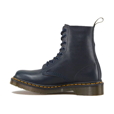 (W) Dr. Martens Pascal Dress Blues 8-Eye Boots Blue