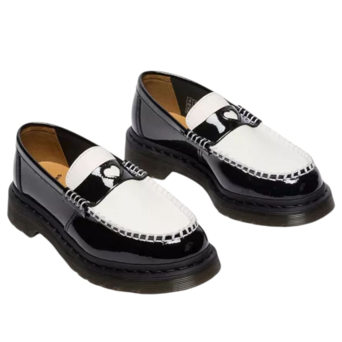 Order (W) Dr. Martens Penton 爱心双色 Arcadia 乐福鞋「黑白」 41676001