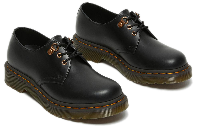 Shop (Women) Dr. Martens Plain Comfort Casual Flat 'Charcoal Rose Gold' 27144001