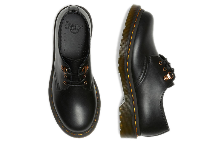 Purchase (Women) Dr. Martens Plain Comfort Casual Flat 'Charcoal Rose Gold' 27144001