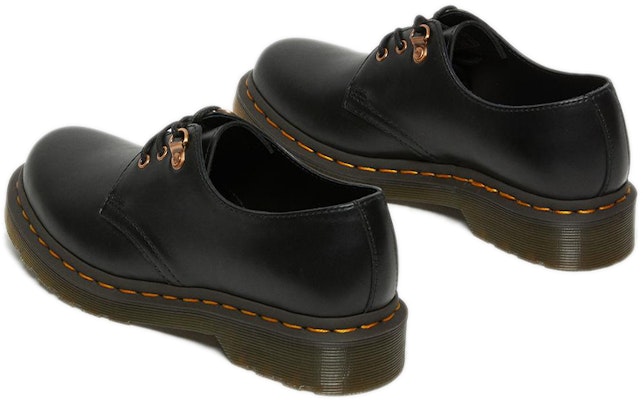 (Women) Dr. Martens Plain Comfort Casual Flat 'Charcoal Rose Gold' 27144001 Details for (Women) Dr. Martens Plain Comfort Casual Flat 'Charcoal Rose Gold' 27144001