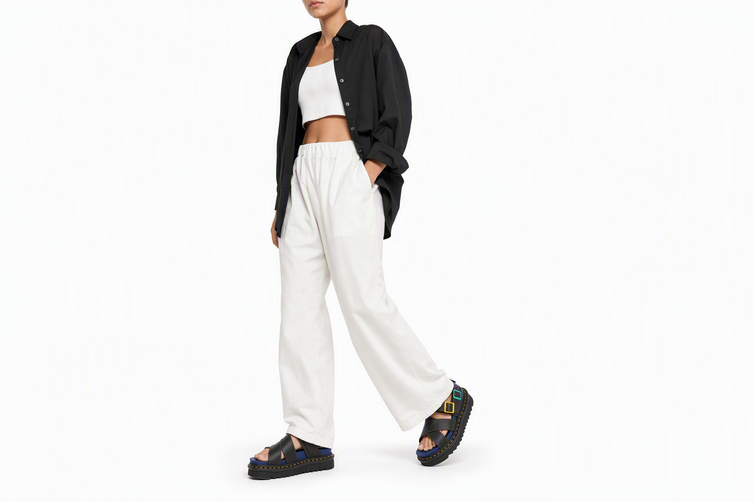 Order (W) Sandal Platform Dr. Martens 'Black Fashion' 27346001