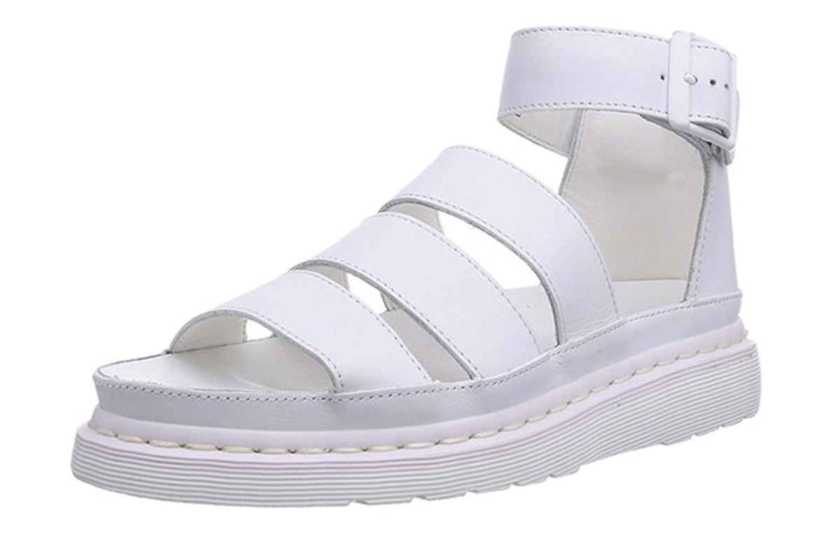 (W) Dr. Martens Roman Retro Thick-Bottomed Hollow Sandals 'White' 圖 3