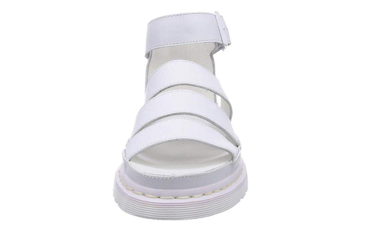 (W) Dr. Martens Roman Retro Thick-Bottomed Hollow Sandals 'White' 圖 4