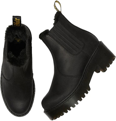 (W) 닥터마틴 로메티 퍼 안감 첼시부츠 (블랙) 26198001 Lookbook (W) 닥터마틴 로메티 퍼 안감 첼시부츠 (블랙) 26198001