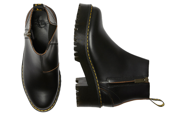 Lookbook (Women) Dr. Martens Rometty II 'Black Zip Boot' 26200001