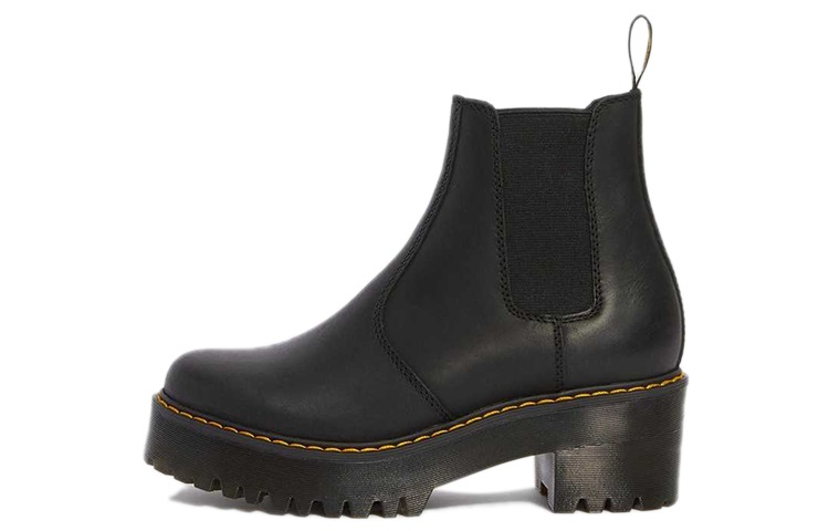 (Women) Dr. Martens Rometty Platform Chelsea 'Black Burnished Wyoming'  23917001