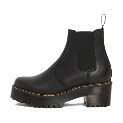 (W) Dr. Martens Rometty Platform Chelsea 'Black Burnished Wyoming'