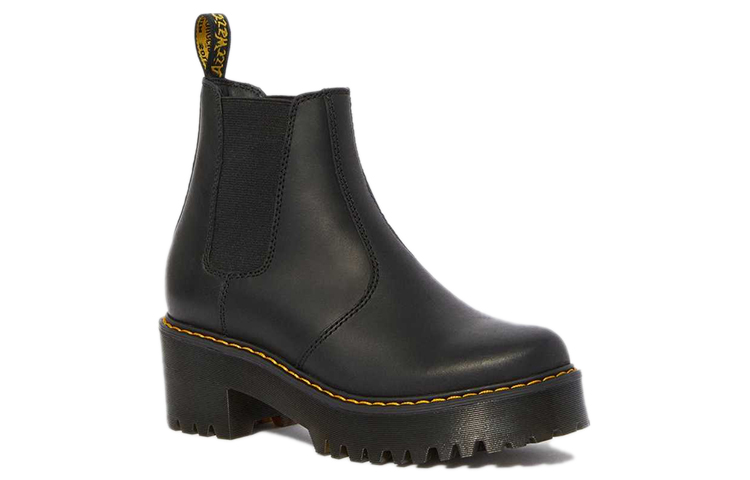 Order (W) Dr. Martens Rometty Platform Chelsea ''Schwarz Burnished Wyoming'' 23917001