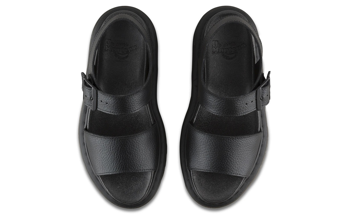 Shop (Women) Dr. Martens Romi Leather Sandal 'Black' 22095001