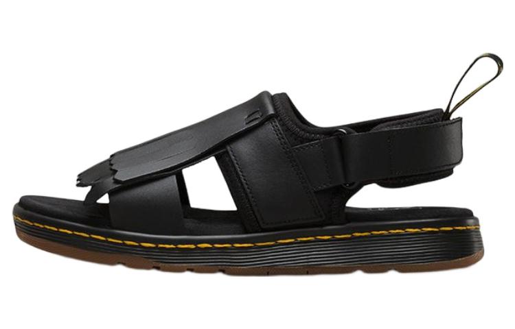 (W) Dr. Martens Rosalind 'Black Tassel Sandals'