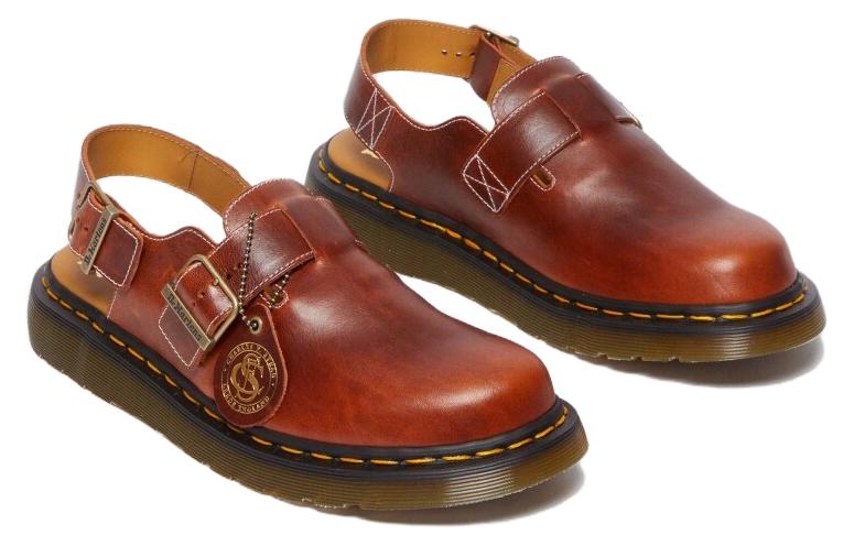 Lookbook (W) Dr. Martens Kasut Rata Round Toe Buckle 'Tan' Casual. 30939299