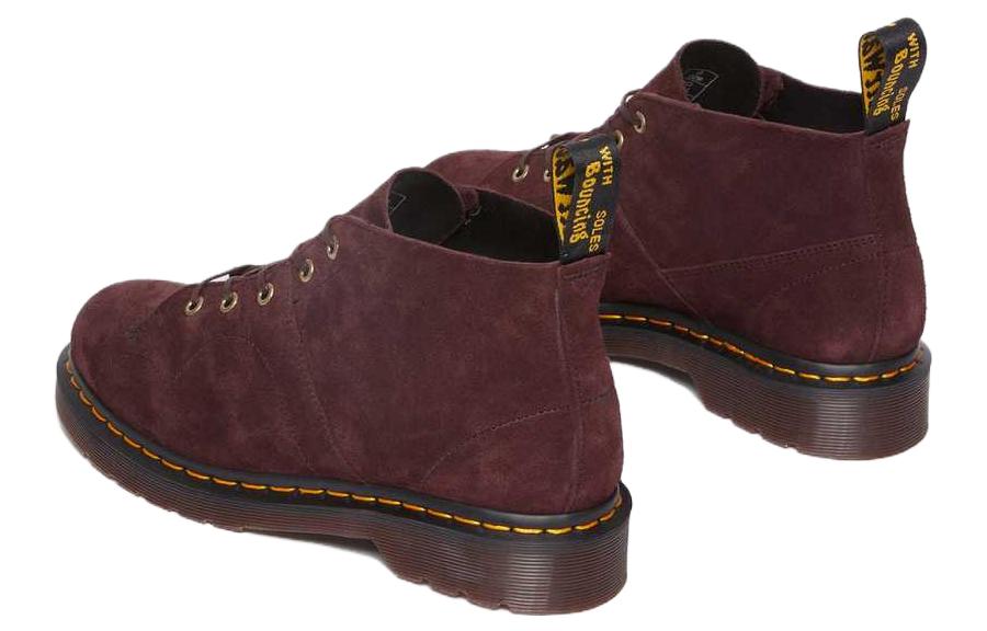 (W) Dr. Martens Short Boot 'Deep Burgundy Velvet' 圖 4
