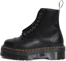 (Women) Dr. Martens Sinclair 'Black Leather Zip' 24862001 (Women) Dr. Martens Sinclair 'Black Leather Zip' 24862001