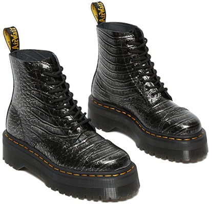 (Women) Dr. Martens Sinclair 'Black Patent Embossed' 27318029 Shop (Women) Dr. Martens Sinclair 'Black Patent Embossed' 27318029