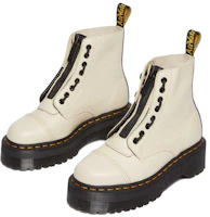 Shop Dr.Martens 馬汀博士 SINCLAIR 皮革 舒適厚底 短筒 馬丁靴 女款 米色