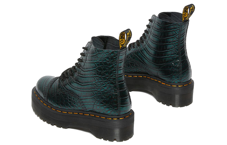 Purchase Dr.Martens/馬汁士 Sinclair 亮面壓紋增高馬汀靴 女款 綠色