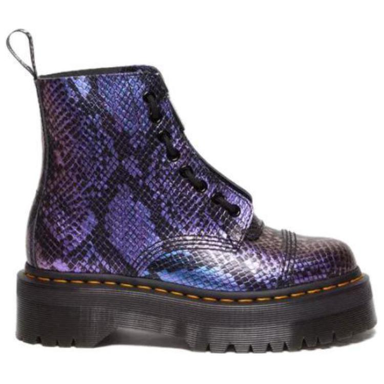 Order Dr.Martens 馬汀博士 SINCLAIR系列 皮革 圓頭拉鍊 短靴 5cm 女款 紫黑色