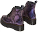 Shop Dr.Martens 馬汀博士 SINCLAIR系列 皮革 圓頭拉鍊 短靴 5cm 女款 紫黑色