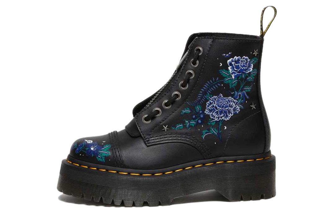 (Women) Dr. Martens Sinclair Black Mid-Calf Boot 'Mystic Print Platform' 27734001