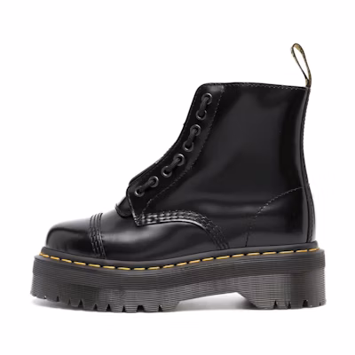 Dr. Martens Sinclair Faux Fur Lined Buttero Platform Boot 'Black'