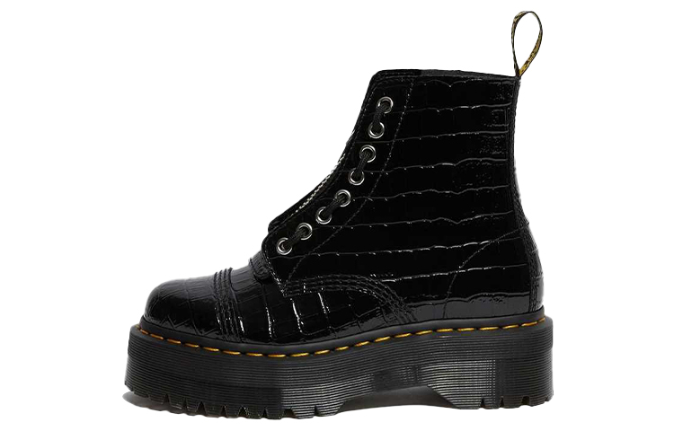 (Women) Dr. Martens Sinclair Lakleren Platform Black 26260001