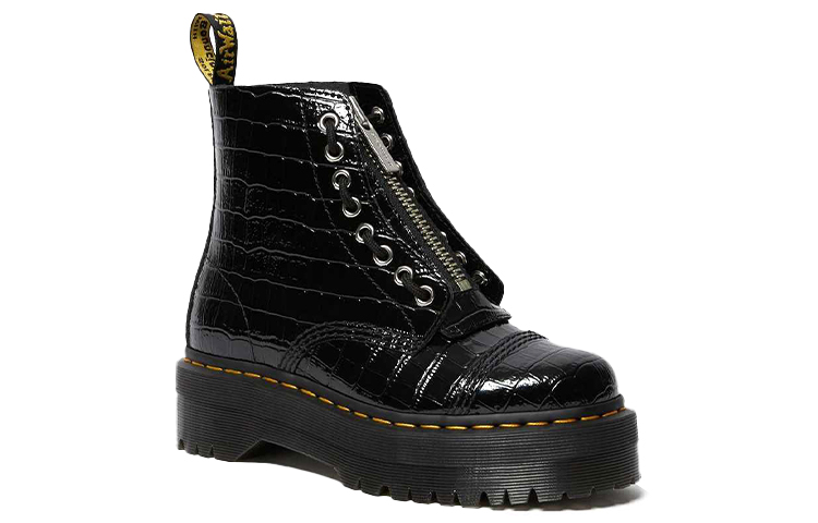 (W) Dr. Martens Sinclair Lakleren Platform Black 圖 2