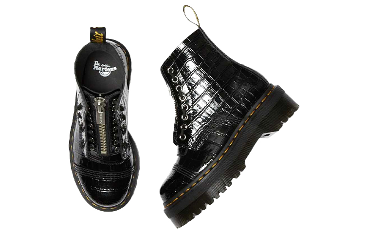 (W) Dr. Martens Sinclair Lakleren Platform Black 圖 3