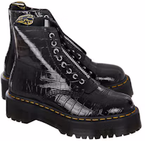 Shop (Women) Dr. Martens Sinclair Lakleren Platform Black 26260001