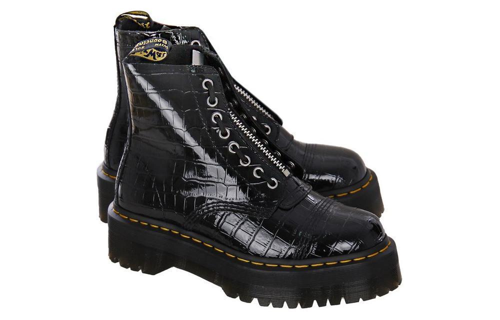 (W) Dr. Martens Sinclair Lakleren Platform Black 圖 4
