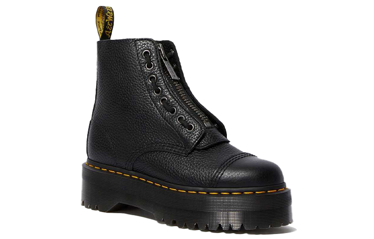 Lookbook Dr.Martens/馬汁博士 Sinclair 皮革 高筒戶外拉鍊馬丁靴 女款 黑