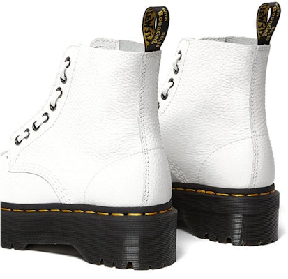 (Women) Dr. Martens Sinclair Leather Platform Boots 'Front Zip White' 26261100 Shop (Women) Dr. Martens Sinclair Leather Platform Boots 'Front Zip White' 26261100