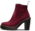 Buy (W) Dr. Martens Suede 'Burgundy Tumit Kasar But Zip' 22510618