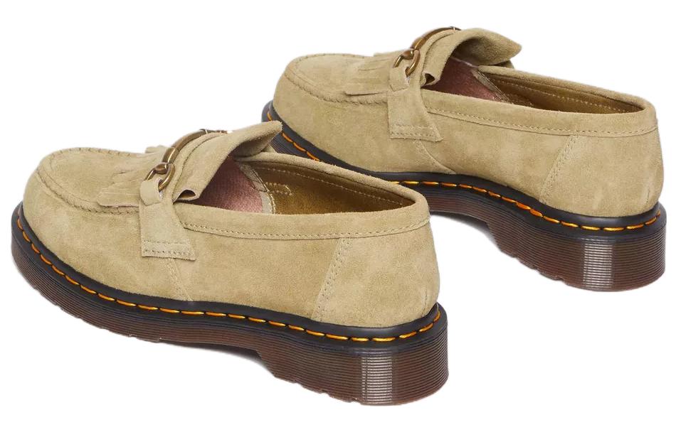 (W) Dr. Martens Adrian Snaffle Desert Oasis Suede Loafers 'Pale Olive' 圖 4