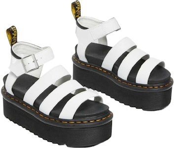 (W) Sandalias de Cuero Dr. Martens Suela Gruesa 'Fashion White' 27296100 Lookbook (W) Sandalias de Cuero Dr. Martens Suela Gruesa 'Fashion White' 27296100