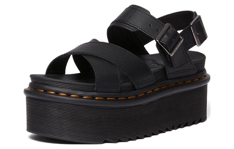 (Women) Dr. Martens Two Layer Leather Sandal 'Versatile Minimalist Black' 30717001
