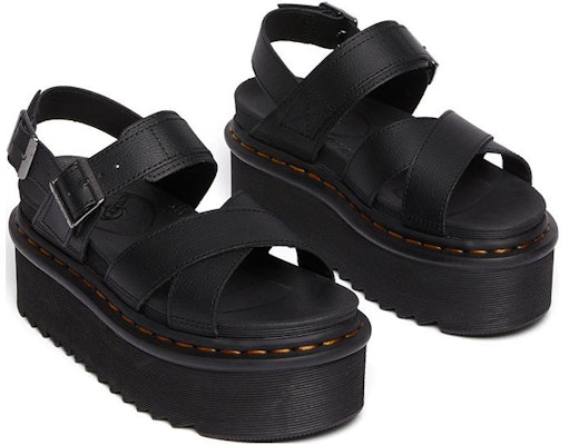 (W) Sandal Kulit Dua Lapisan Dr. Martens 'Hitam Minimalis Serbaguna' 30717001 Order (W) Sandal Kulit Dua Lapisan Dr. Martens 'Hitam Minimalis Serbaguna' 30717001