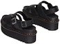 Shop (W) Sandal Kulit Dua Lapisan Dr. Martens 'Hitam Minimalis Serbaguna' 30717001