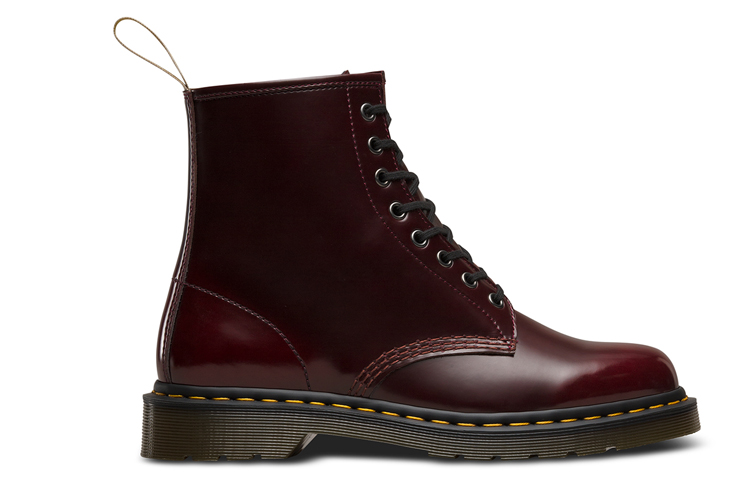 Order (W) Dr. Martens Vegan 1460 'Cambridge Brush - Merah Cherry' 24226600