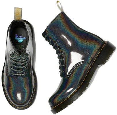 (W) 马汀博士纯素1460 Pascal 枪金属色靴子 26224029 Shop (W) 马汀博士纯素1460 Pascal 枪金属色靴子 26224029