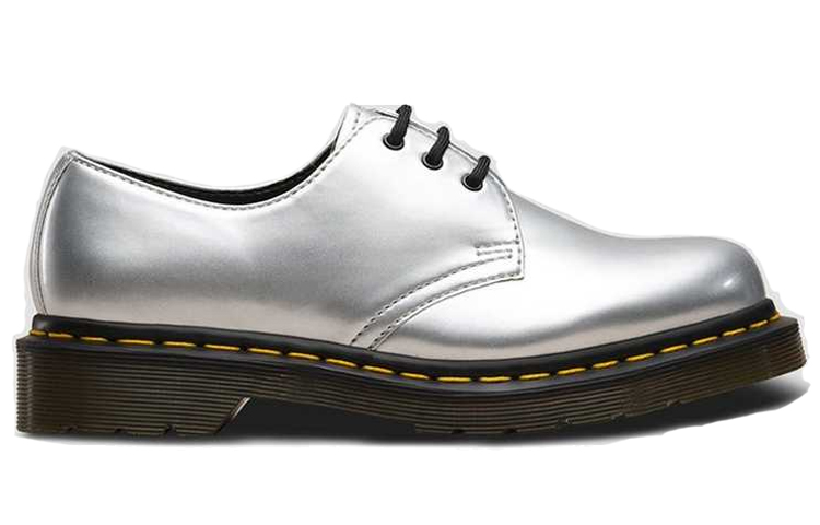 (W) Dr. Martens Vegan 1461 Metallic Chrome 'Silver' 圖 2