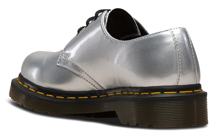 (W) Dr. Martens Vegan 1461 Metallic Chrome 'Silver' 圖 4