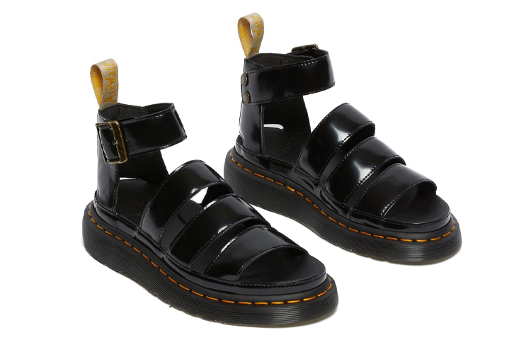 (W) Dr. Martens Vegan Clarissa II Sandals 'Black' 圖 4