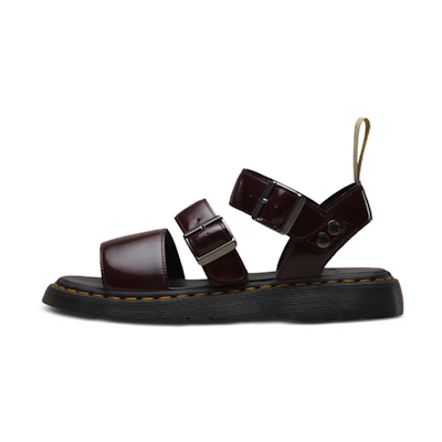 (W) Dr. Martens Vegan Gryphon PU 'Red Brown'