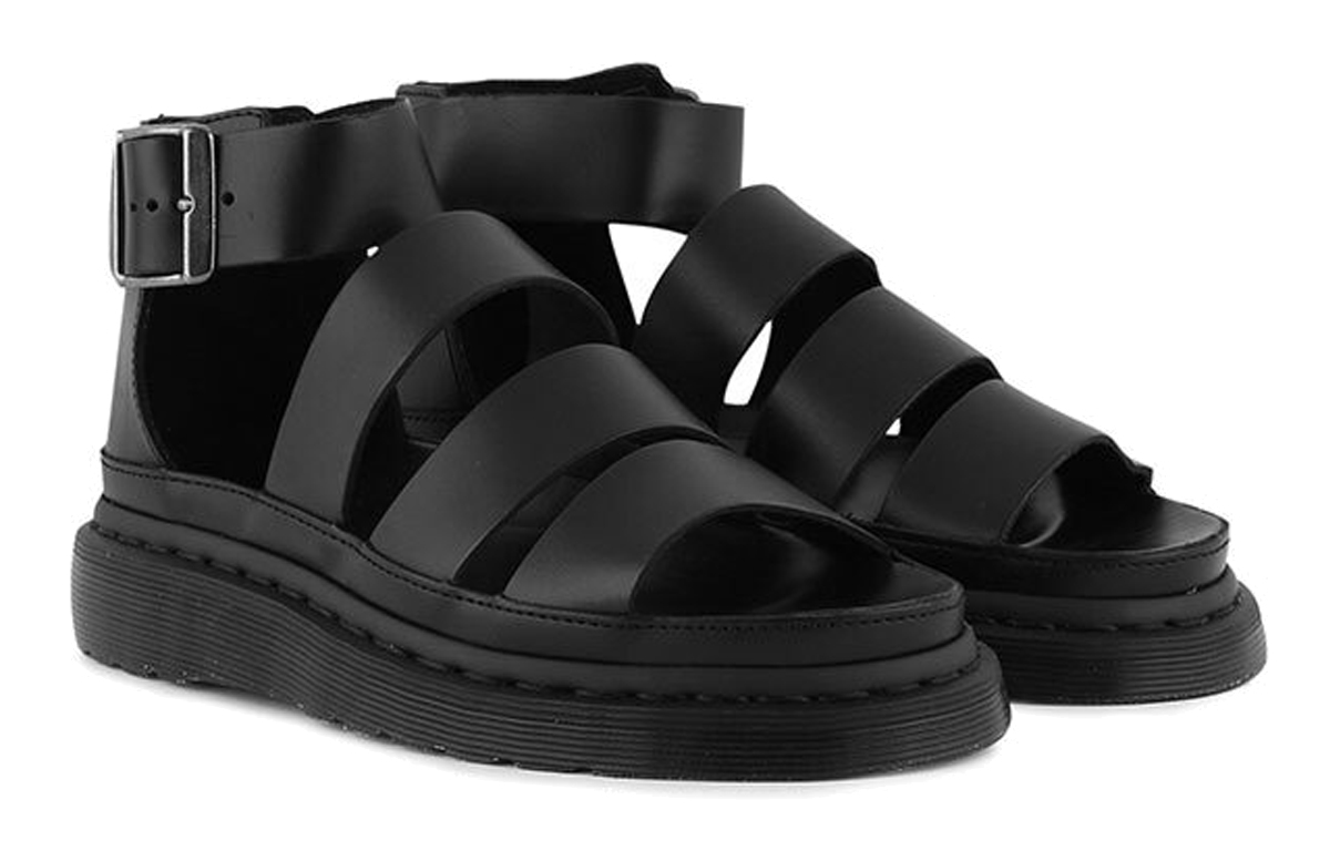 Purchase (W) Sandalias Negras de Plataforma Chunky Dr. Martens Vintage Roman Hollow-Out 15066001